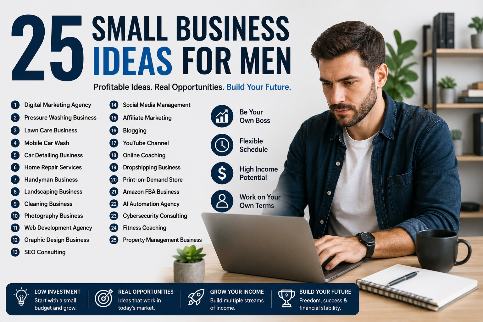 Small Business Ideas for Men